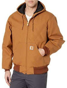 Carhartt Men’s Brown Flannel-Lined Active Jacket