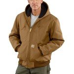 Carhartt Men’s Brown Flannel-Lined Active Jacket