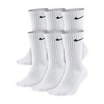 Nike Unisex Crew Socks 6-Pack - White/Black