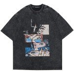 Graphic Eyes Relaxed Tee - Unisex Streetwear
