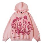 Aelfric Eden Men's Cartoon Graphic Oversized Hoodie