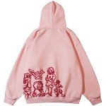 Aelfric Eden Men's Cartoon Graphic Oversized Hoodie