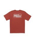Billabong Men's Walled Dusty Red Graphic Tee