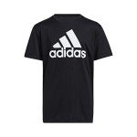 Adidas Boys' Black Short Sleeve Performance Tee