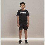 Adidas Boys' Black Short Sleeve Performance Tee