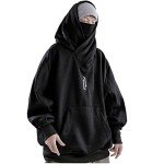 Niepce Inc Men's Oversized Hoodie with Neck Gaiter
