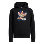 Adidas Originals Kids Black Trefoil Hoodie, Large