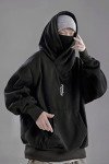 Niepce Inc Men's Oversized Hoodie with Neck Gaiter