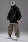 Niepce Inc Men's Oversized Hoodie with Neck Gaiter