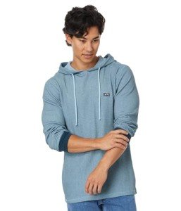 Billabong Men's Keystone Thermal Hoodie - Blue Wash
