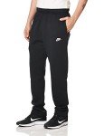 Nike Men's Club Open Hem Pants - Black Medium
