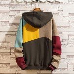 XIAOYAO Unisex Oversized Techwear Color Block Hoodie