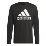 Adidas Black Essentials Long-Sleeve Tee - X-Large