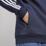 adidas Essentials Fleece 3-Stripes Full-Zip Jacket