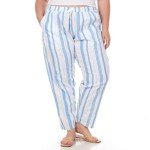 Billabong Plus Size High Waisted Beach Pants