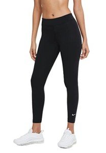Nike Women's Black Mid Rise 7/8 Leggings