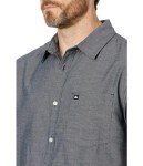 Quiksilver Men's Shoreline Button Up Top - Dark Navy