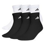 Adidas Men's Cushioned Quarter Socks - 6 Pack