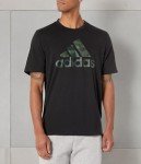 adidas Camouflage Tee for Men - Black, Medium