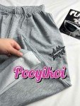 Y2K Star Print Wide Leg Sweatpants for Women