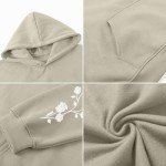 Sulayesh Rose Floral Oversized Hoodie for Men