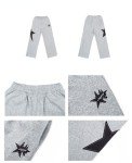 Y2K Star Print Wide Leg Sweatpants for Women