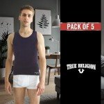 True Religion Men's Classic Ribbed Tank Top Pack
