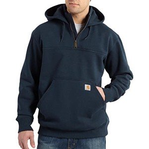 Carhartt Men's Rain Defender Heavyweight Sweatshirt - Navy