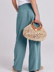 ANRABESS Women's Boho Wide Leg Linen Pants