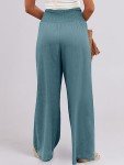 ANRABESS Women's Boho Wide Leg Linen Pants