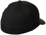 Quiksilver Men's Mountain & Wave Stretch Fit Curve Brim Hat, Black/White, Large