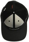 Quiksilver Men's Mountain & Wave Stretch Fit Curve Brim Hat, Black/White, Large