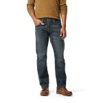 Levi Strauss Signature Gold Men's Regular Straight Fit Jeans, Bigfoot, 36W x 32L