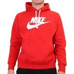 Nike Men's Graphic Pullover Hoodie Scarlet