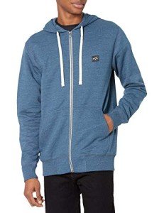 Billabong Men's Classic Full Zip Hoodie - Dark Royal