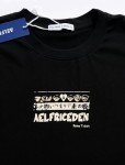 Aelfric Eden Mens 90s Vintage Oversized Shirts Unisex Harajuku T Shirt Print Graphic Tees Casual Summer Streetwear Top Black