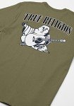True Religion Men's Buddha Logo Crew Neck Tee, Militant Green, Medium