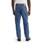 Levi's Men's 550 Relaxed Fit Jeans (Also Available in Big & Tall), Medium Stonewash, 36W x 32L