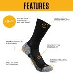 Carhartt Men's Force Performance Work Socks 3 Pair Pack, White, X-Large