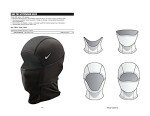 Nike PRO Hyperwarm Hydropull Hood Balaclava - Unisex - Dri-Fit Techlonogy (Black)