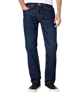 Levi's Men's 514 Straight Fit Cut Jeans (Also Available in Big & Tall), Clean Run-Dark Indigo (Advanced Stretch), 38W x 32L