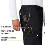 Carhartt Ripstop: Men’s Boot Cut Cargo Pant — Black, M Short