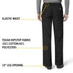 Carhartt Ripstop: Men’s Boot Cut Cargo Pant — Black, M Short