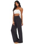Billabong Women's Black Striped Pants - Medium