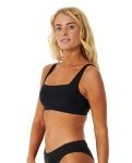 Rip Curl Women's Standard Premium Surf D-DD Cropped Bikini Top, Black