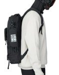 Niepce Inc Japanese Streetwear Techwear Travel Backpack for Men (Black)