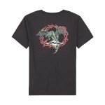 Billabong Boys' Dragon Washed Black Graphic Tee