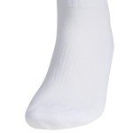 adidas Men's Athletic Cushioned Quarter Socks with Arch Compression for a Secure fit (6-Pair), White/Black, X-Large