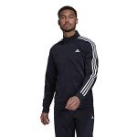 adidas Men's Big Essentials Warm-Up 3-Stripes Track Top, Legend Ink/White, X-Large/Tall