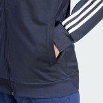 adidas Men's Big Essentials Warm-Up 3-Stripes Track Top, Legend Ink/White, X-Large/Tall